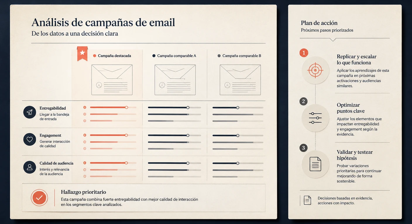 Cómo analizar campañas con el Copiloto y decidir qué mejorar